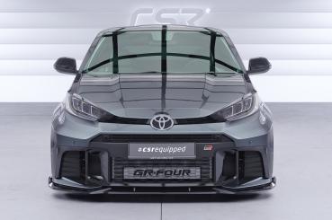 CSR Frontspoiler | Cup-Spoilerlippe mit ABE für Toyota GR Yaris (XP021) CSL968-G Glossy schwarz Hochglanz (keine Lackierung erforderlich)