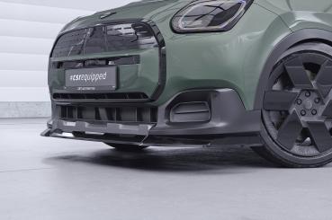 CSR Frontspoiler | Cup-Spoilerlippe mit ABE für Mini Countryman (U25) CSL969-S strukturiert schwarz matt (keine Lackierung erforderlich)