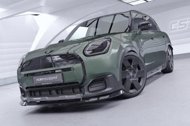 CSR Frontspoiler | Cup-Spoilerlippe mit ABE für Mini Countryman (U25) CSL969-S strukturiert schwarz matt (keine Lackierung erforderlich)