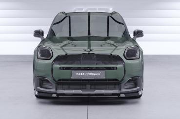 CSR Frontspoiler | Cup-Spoilerlippe mit ABE für Mini Countryman (U25) CSL969-S strukturiert schwarz matt (keine Lackierung erforderlich)