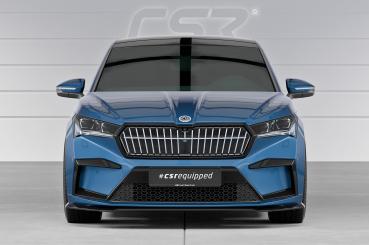 CSR Frontspoiler | Cup-Spoilerlippe mit ABE für Skoda Enyaq CSL971-G Glossy schwarz Hochglanz (keine Lackierung erforderlich)