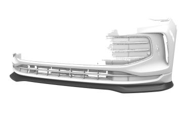 CSR Frontspoiler | Cup-Spoilerlippe mit ABE für VW Tiguan 3 CSL977-G Glossy schwarz Hochglanz (keine Lackierung erforderlich)