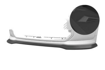 CSR Frontspoiler | Cup-Spoilerlippe mit ABE für Mini F65 / F66 / F67 CSL978-S strukturiert schwarz matt (keine Lackierung erforderlich)