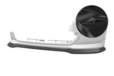 CSR Frontspoiler | Cup-Spoilerlippe mit ABE für Mini F65 / F66 / F67 CSL978-G Glossy schwarz Hochglanz (keine Lackierung erforderlich)