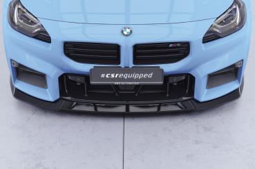CSR Frontspoiler | Cup-Spoilerlippe mit ABE für BMW M2 G87 CSL981-C Carbon Look Hochglanz (keine Lackierung erforderlich)