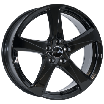 DBV Alufelge 5SP 001 schwarz 8x18 ET40 5x112 Nabe 74.1 KBA 51824
