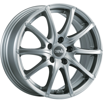 DBV Alufelge Tropez shadow silber 6.5x16 ET44 5x108 Nabe 74.1 KBA 49159