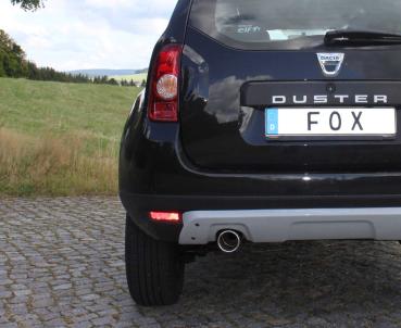 Fox passend für Dacia Duster 4x2 - Frontantrieb Endschalldämpfer - 1x90 Typ 12 DC030031-051