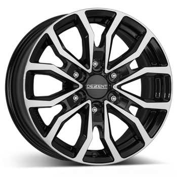 DEZENT Alufelge KC dark black/polished 8.5x20 ET43 6x120 Nabe 74.6 KBA 55067