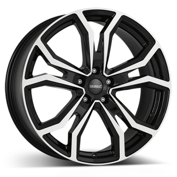 DEZENT Alufelge TV dark black/polished 8x19 ET43 5x114.3 Nabe 65.1 KBA 54027