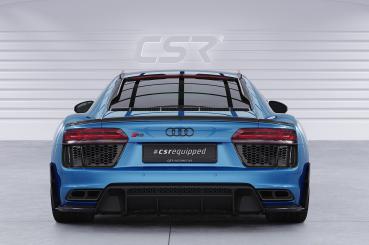 CSR Dachfinnen mit ABE für Audi R8 (Typ 4S) Coupe DF001-C Carbon Look Hochglanz (keine Lackierung erforderlich)