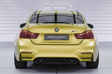 CSR Dachfinnen mit ABE für BMW 4er F32 / M4 F82 Coupe DF006-G Glossy schwarz Hochglanz (keine Lackierung erforderlich)