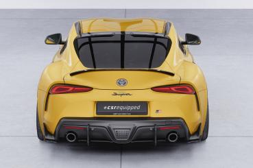 CSR Dachfinnen mit ABE für Toyota GR Supra (A90) Coupe / Fastback DF009-G Glossy schwarz Hochglanz (keine Lackierung erforderlich)