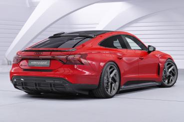 CSR Dachfinnen mit ABE für Audi e-tron GT / Porsche Taycan DF011-G Glossy schwarz Hochglanz (keine Lackierung erforderlich)