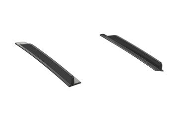 CSR Dachfinnen mit ABE für Audi e-tron GT / Porsche Taycan DF011-G Glossy schwarz Hochglanz (keine Lackierung erforderlich)