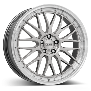 DOTZ Alufelge Bilbao blaze Silver/polished lip 8x19 ET30 5x112 Nabe 66.6 KBA 100328