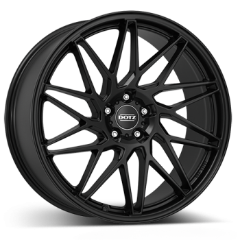 DOTZ Alufelge Tanaka black black matt 9x21 ET28 5x112 Nabe 70.1 KBA 53786