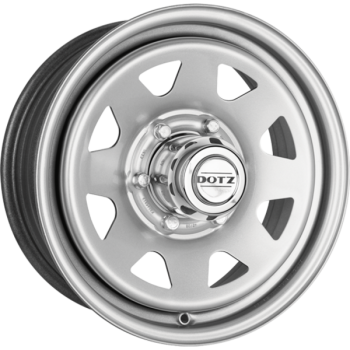 DOTZ Alufelge Pharao silver 6x15 ET45 5x139.7 Nabe 98.5 KBA 46218