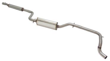 Novus Edelstahl Sportauspuffanlage 55mm für VW Caddy 14D