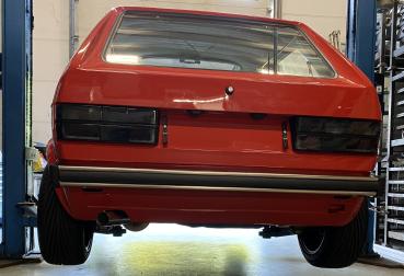 Novus Edelstahl Sportauspuffanlage 55mm 1x60mm VW Golf 1/ Cabriolet/ Scirocco 1