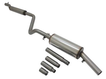 Novus Edelstahl Sportauspuffanlage 55mm 1x60mm VW Golf 1/ Cabriolet/ Scirocco 1