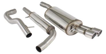 Novus Edelstahl Gruppe A Komplettanlagen V6-Look für VW Golf 4