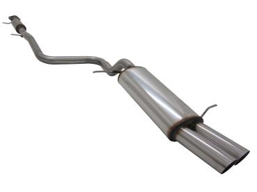 Novus Edelstahl Gruppe A Komplettanlagen 2x76mm MS-Design für Ford Fiesta MK7 1.6 ST