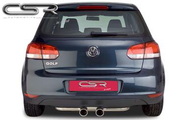 CSR Endschalldämpfer Sportauspuff für Golf 5 / 6 / Scirocco 3 / Touran ESD001