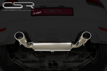 CSR Endschalldämpfer Sportauspuff für Golf 5 / 6 / Scirocco 3 / Touran ESD001