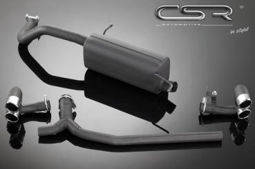 CSR Endschalldämpfer Sportauspuff für VW Polo 5 Typ 6R / Audi A1 ESD003