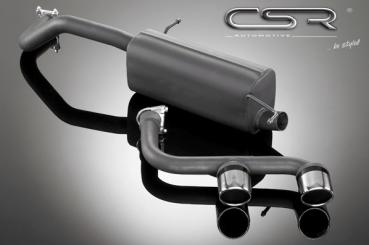 CSR Endschalldämpfer Heckansatz Endrohre Set für Audi A1 PS026