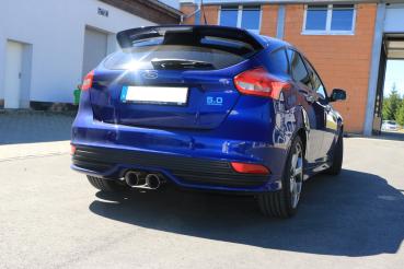 Fox passend für Ford Focus III ST Fließheck Endschalldämpfer quer Ausgang mittig - 2x100 Typ 25 mittig FO032025-294