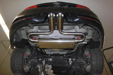 Fox passend für Ford Focus III ST Turnier Endschalldämpfer quer Ausgang mittig - 2x100 Typ 25 mittig FO032055-294