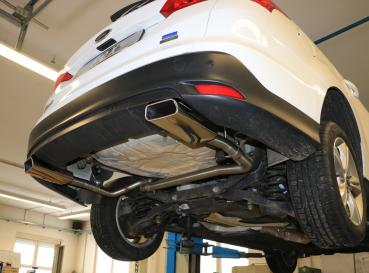 Fox passend für Ford Focus III Ecoboost - Turnier/ Kombi Endschalldämpfer Ausgang rechts/links - 145x65 Typ 59 rechts/links FO032103-671