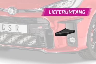CSR Performance Flaps mit ABE für Toyota GR Yaris (XP21) FP017-S strukturiert schwarz matt (keine Lackierung erforderlich)