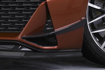 CSR Performance Flaps mit ABE für Audi R8 (Typ 4S) Facelift FP020-G Glossy schwarz Hochglanz (keine Lackierung erforderlich)