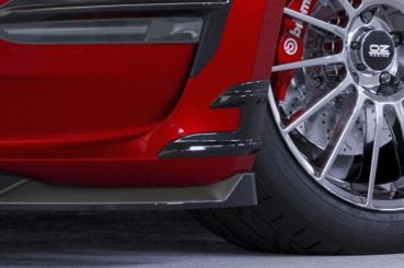 CSR Performance Flaps mit ABE für Tesla Model 3 FP021-C Carbon Look Hochglanz (keine Lackierung erforderlich)