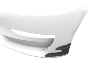 CSR Performance Flaps mit ABE für Tesla Model 3 FP021-C Carbon Look Hochglanz (keine Lackierung erforderlich)