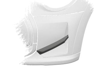 CSR Performance Flaps mit ABE für Mini F55 / F56 / F57 FP022-S strukturiert schwarz matt (keine Lackierung erforderlich)