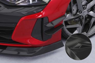 CSR Performance Flaps mit ABE für Audi e-tron GT FP023-C Carbon Look Hochglanz (keine Lackierung erforderlich)
