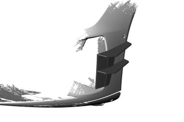 CSR Performance Flaps mit ABE für Audi e-tron GT FP023-G Glossy schwarz Hochglanz (keine Lackierung erforderlich)