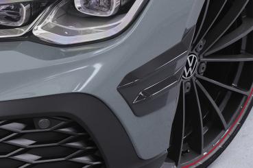 CSR Performance Flaps mit ABE für VW Golf 8 (Typ CD) GTI FP024-S strukturiert schwarz matt (keine Lackierung erforderlich)
