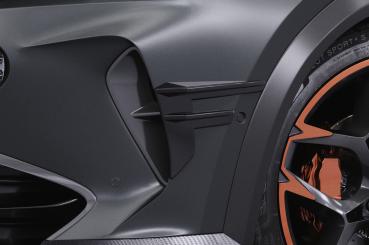 CSR Performance Flaps mit ABE für Cupra Formentor FP026-S strukturiert schwarz matt (keine Lackierung erforderlich)