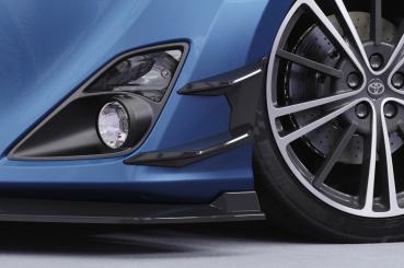 CSR Performance Flaps mit ABE für Toyota GT86 FP029-G Glossy schwarz Hochglanz (keine Lackierung erforderlich)