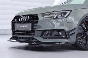 CSR Performance Flaps mit ABE für Audi A4 B9 (Typ 8W) S-Line FP033-C Carbon Look Hochglanz (keine Lackierung erforderlich)