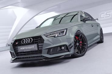 CSR Performance Flaps mit ABE für Audi A4 B9 (Typ 8W) S-Line FP033-C Carbon Look Hochglanz (keine Lackierung erforderlich)