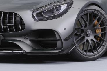 CSR Performance Flaps mit ABE für Mercedes Benz Amg GT (190) FP035-G Glossy schwarz Hochglanz (keine Lackierung erforderlich)