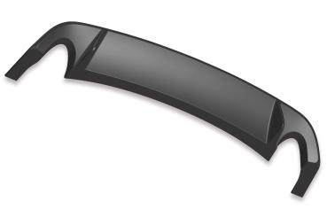 CSR Diffusor | Heckansatz mit ABE für VW Golf 6 HA044-L Lackierung erforderlich (unlackiert roh)