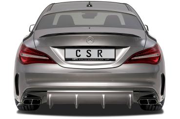 CSR Diffusor | Heckansatz mit ABE für Mercedes-Benz CLA 45 AMG X117 C117 HA213-L Lackierung erforderlich (unlackiert roh)