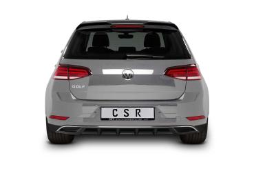 CSR Diffusor | Heckansatz mit ABE für VW Golf 7 HA234-C Carbon Look Hochglanz (keine Lackierung erforderlich)